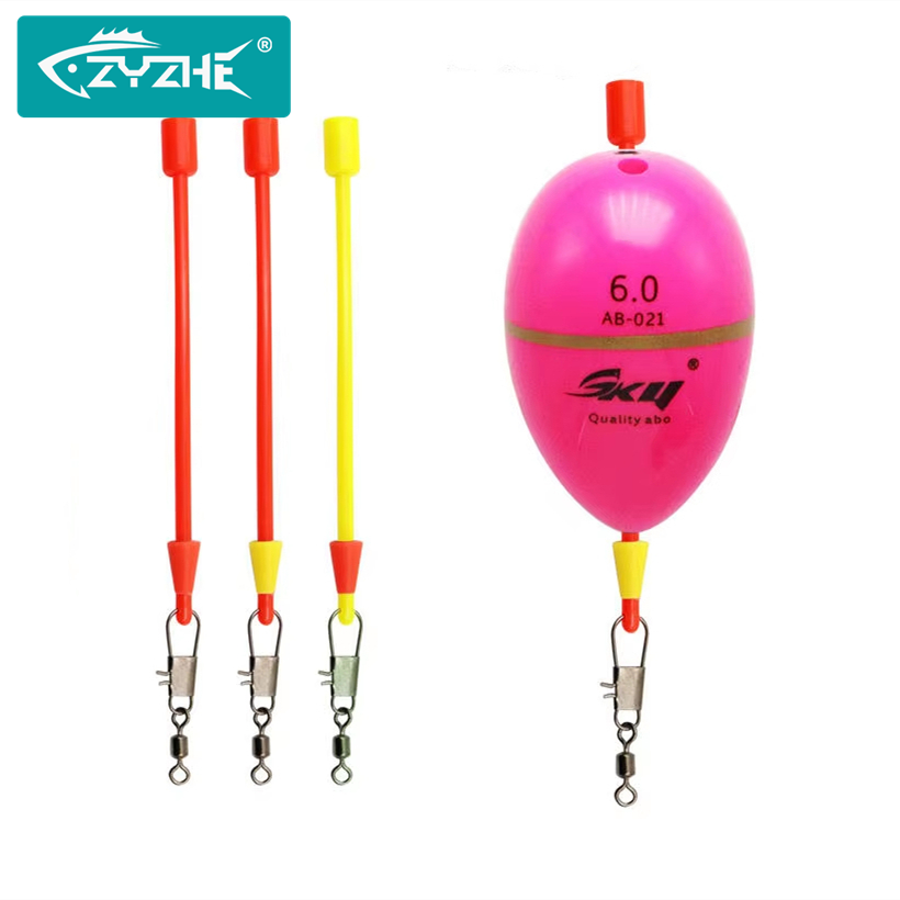 Fishing Bobber Float - ZYZHE 6 قطع/2 كيس أداة توصيل