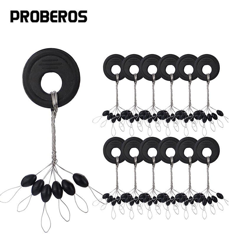 Fishing Bobber Float - برو بيروس 60 قطعة 10 مجموعات