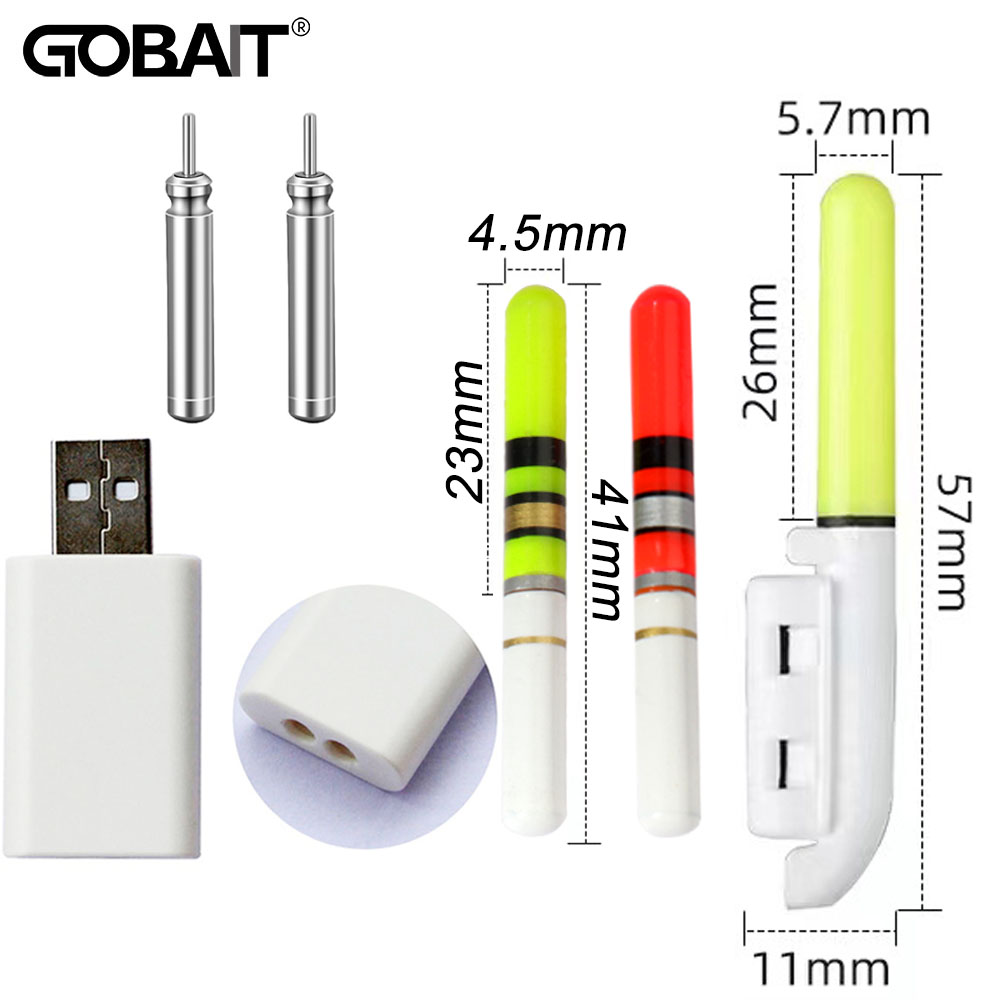 Night Float Fishing - CR322 3.6 فولت بطارية ليثيوم USB
