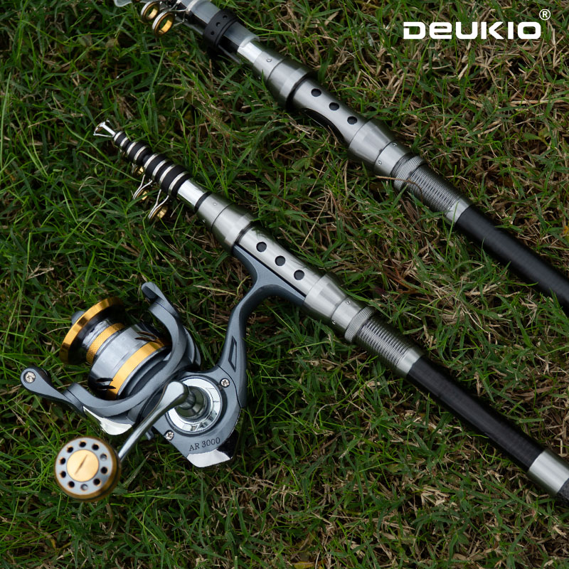 Fishing Equipment Europe - DEUKIO الصيد رود وبكرة كومبو تلسكوبي