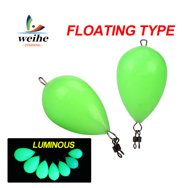 Night Float Fishing - WEIHE 1 قطعة يتوهج في الظلام