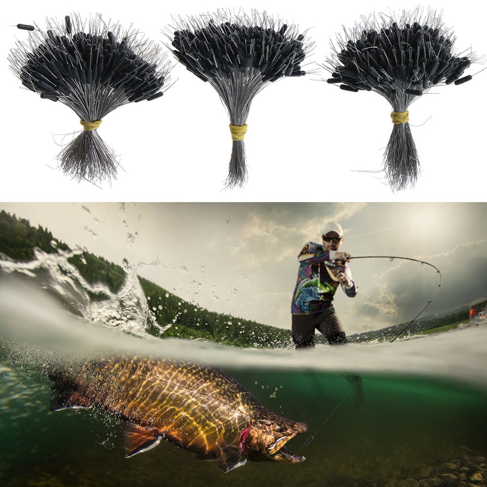 300 قطعة/الحزمة الأسود تعويم ا - مراجعة Fishing Bobber Float وسعره