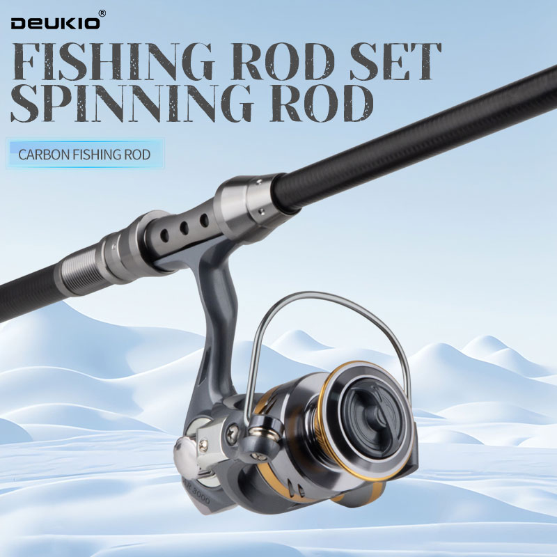 DEUKIO الصيد رود وبكرة كومبو ت - مراجعة Fishing Equipment Europe وسعره